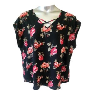 Wishful Rose Blouse,  Size 2X